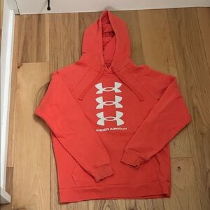 Under Armour woman’s Bright Orange-pink Hoodie